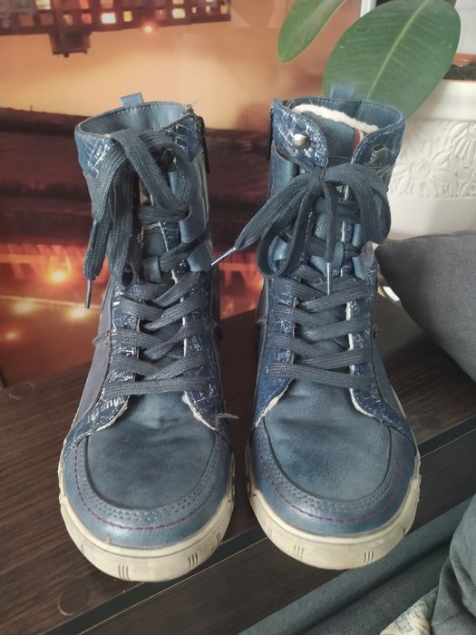 Черевики ботинки сапожки чоботи для хлопчика Mustang Denim