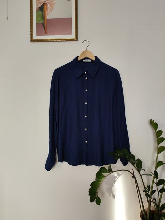 Granatowa Koszula Reserved XL