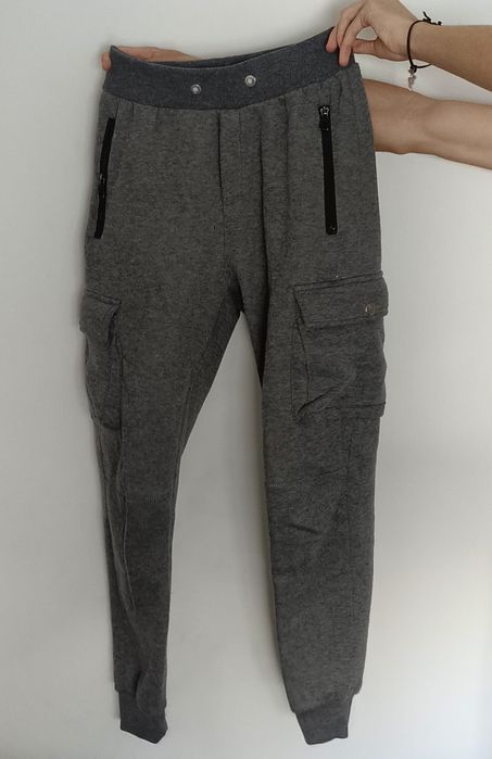 Calça Cinzenta Masculina