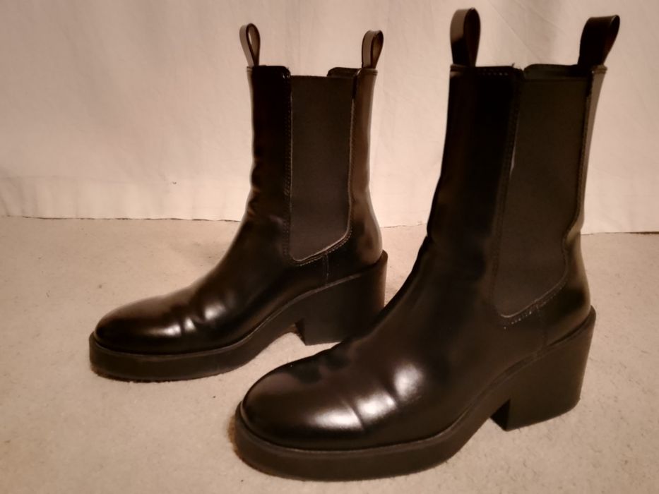 H&M czarne botki