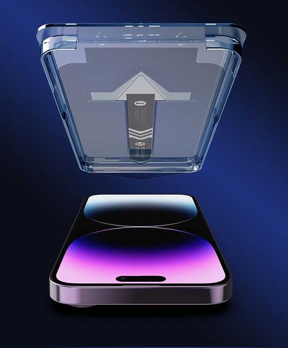 Szkło prywatyzujące / ochronne do iPhone z aplikatorem