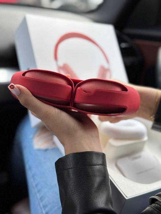 Беспроводные Наушники Премиум Качества АирПодс Макс Красние