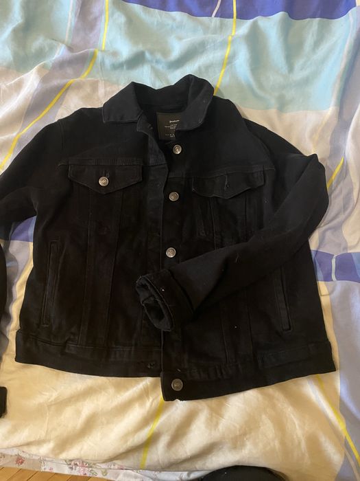 Пиджак джинсовый черный