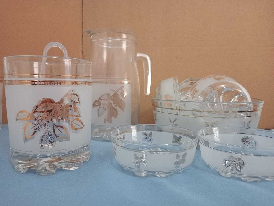 Jarra de Vidro + Conjunto de Copos | Negociável