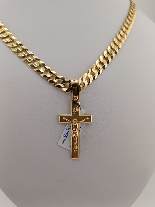 Złoty Krzyżyk Pr.585 14K Nowy