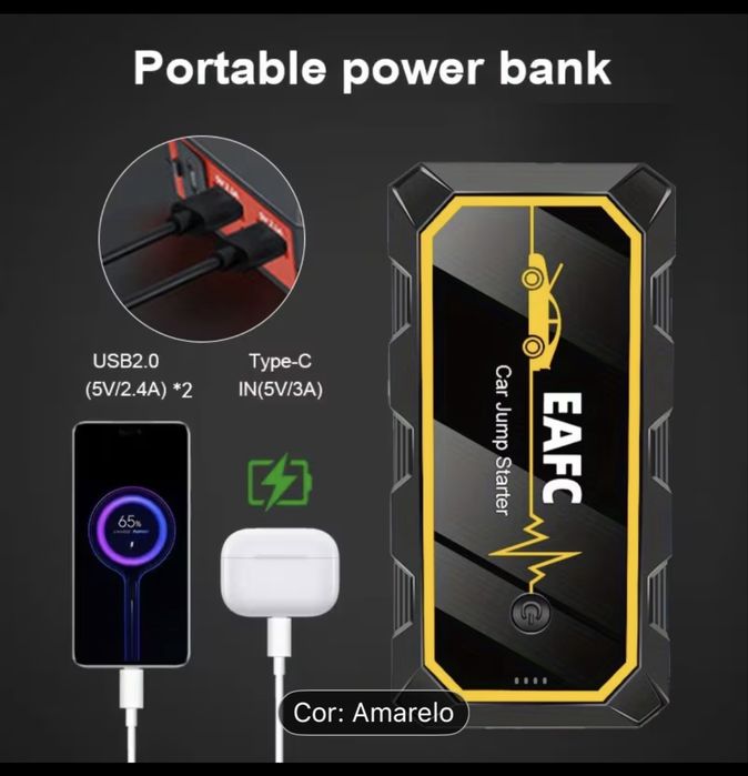 BOOSTER 12V 6000A super compacto