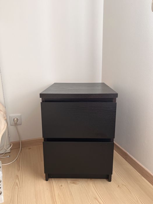 Mesa de Cabeceira Ikea Preta