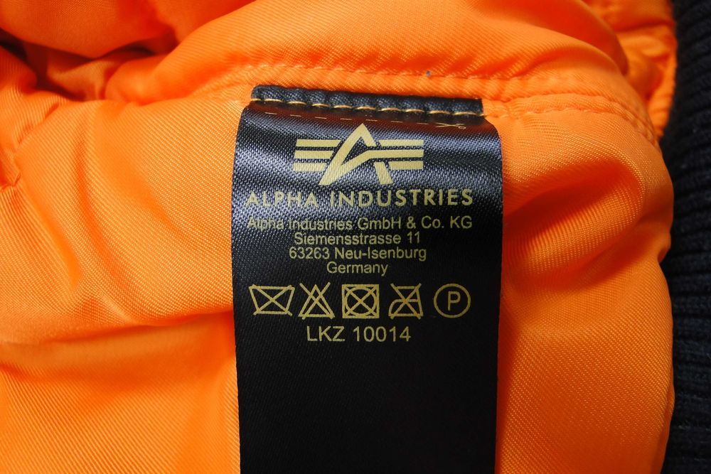 Alpha Industries MA-1 VF NASA Kurtka Bomberka Bomber Męska Roz S