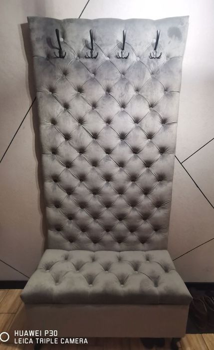 Ławka, ławeczka, puf, skrzynia, panel z wieszakami  - pod wymiar