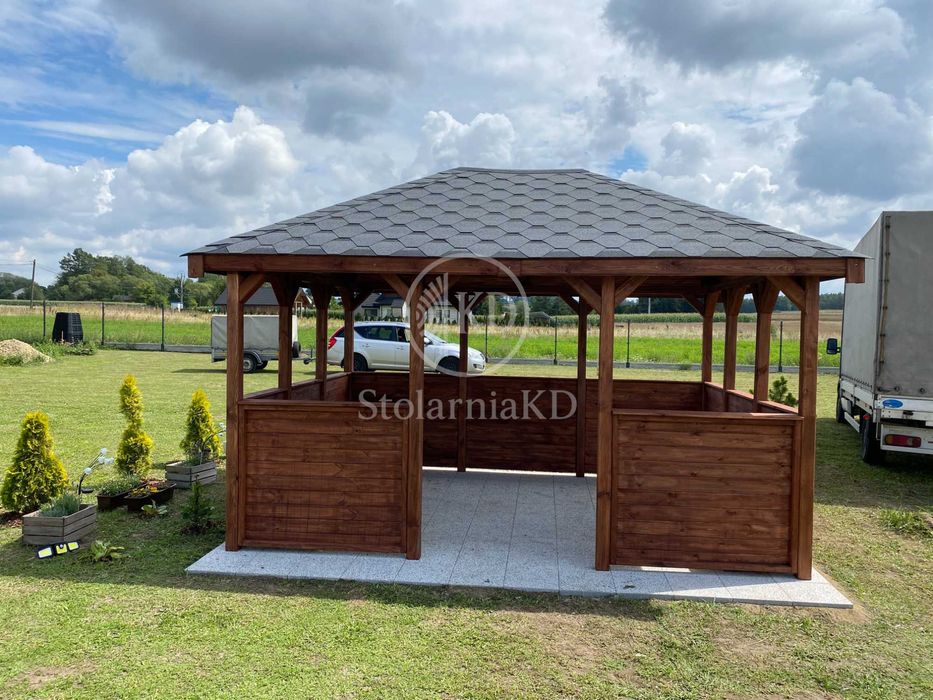 Altana ogrodowa 3x4 altanka drewniana producent różne wymiary