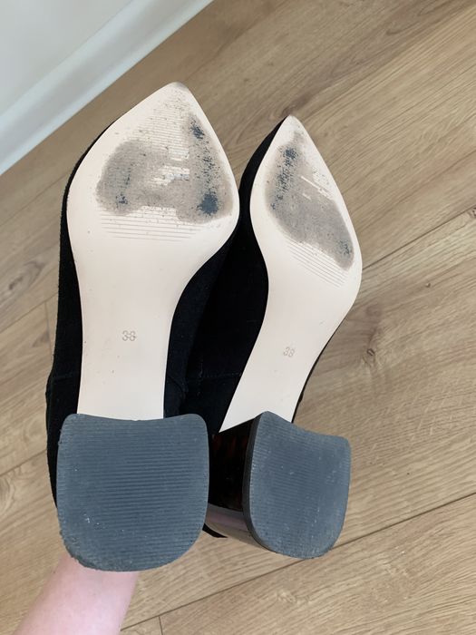 Botki czarne eleganckie Paso a Paso Valeria