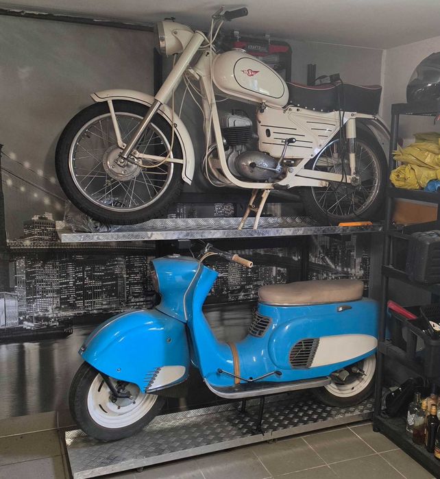 Winda motocyklowa, podnośnik, stojak wieszak motocyklowy