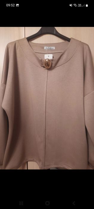 Komplet elegancki fango z szeroką nogawką uni