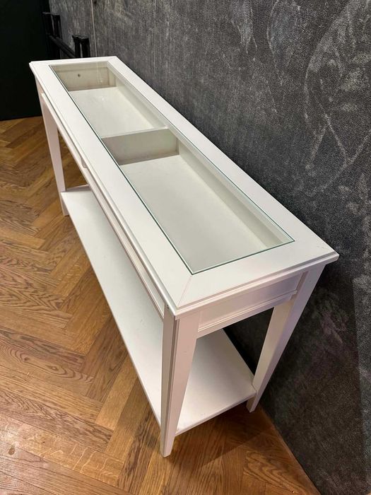 Biała konsola Ikea LIATORP stolik