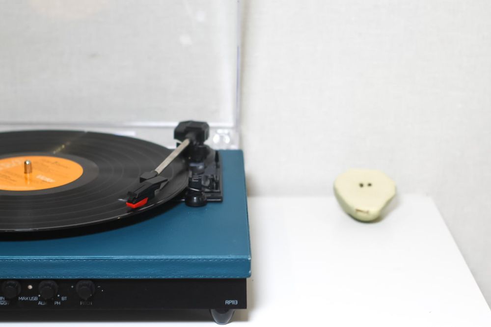 Вініловий програвач вінілу для пластинок платівок з БЛЮТУЗ