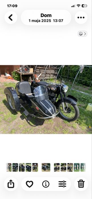 Wózek boczny motocyklowy