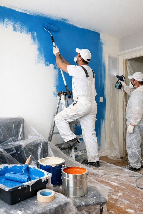 Будівельне фарбування «під ключ»