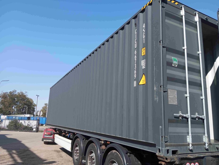 Kontener morski magazynowy 40'HCOW podwyższany NOWY