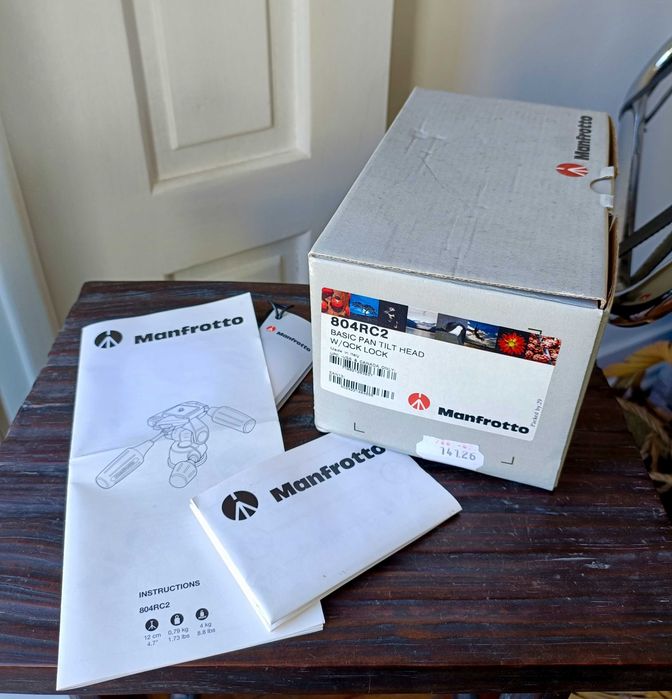 MANFROTTO cabeça (inclinação-rotação)