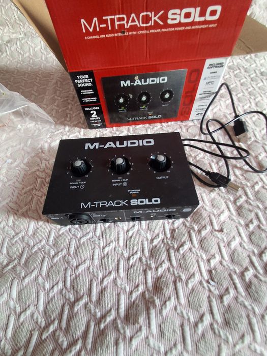 Interface de audio usb M-audio M-track solo
