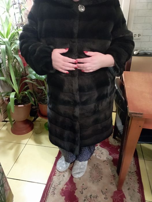 Шуба с ЭКО меха  [трансформер]