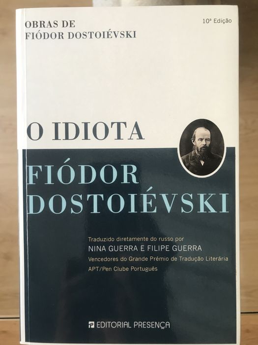 Livro “O Idiota” de Fiodor Dostoievski