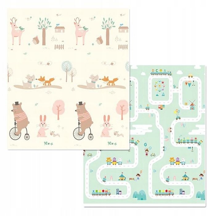 Piankowa Dwustronna Mata Edukacyjna 180x200 (i166)