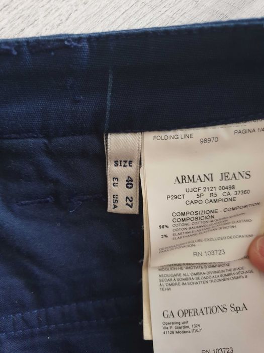 Armani Jeans spodnie damskie 36