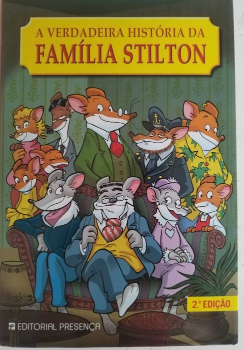 Livro "A  verdadeira história da família Stilton"