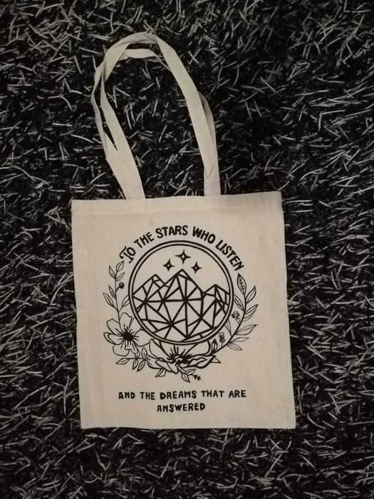 acotar saco tote bag - a court of thorns and roses