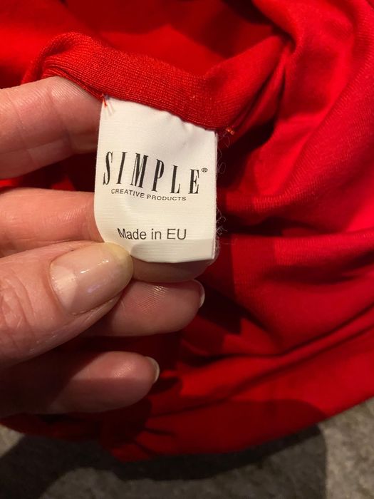 Czerwona koktajlowa sukienka Simple M