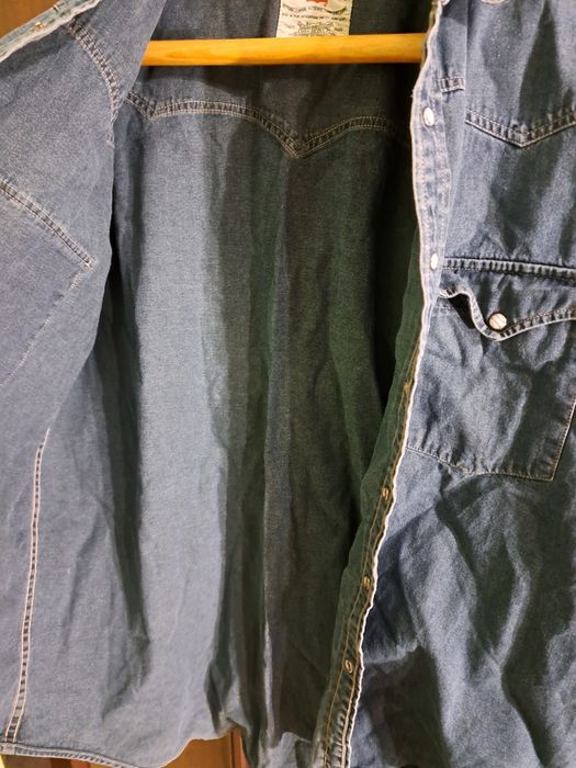 Рубашка  джинсовая Levis,  coton xl