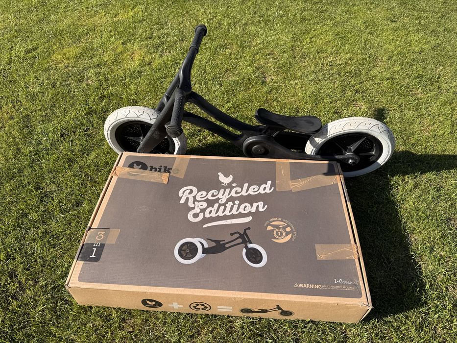 Wishbone recycled 3w1 rowerek biegowy trojkolowy