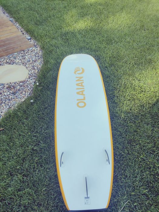 Prancha de surf amarela 6,8 60L