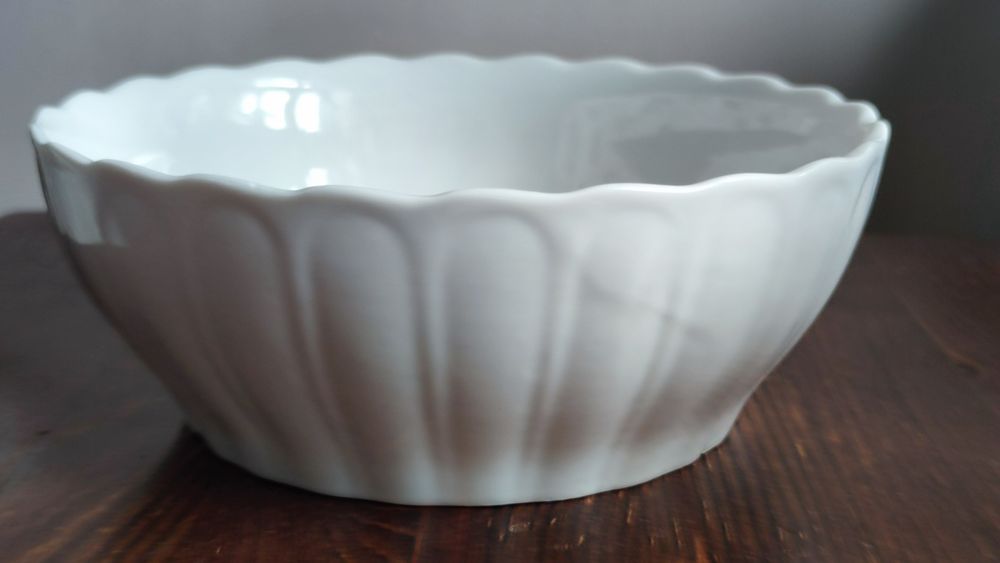 Biała misa porcelana Włocławek
