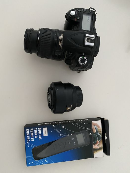 Nikon D90 + lente 55mm + lente 35mm