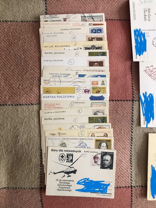 Karty pocztowe - okolo 140 sztuk