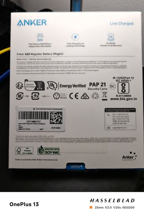 Anker 622 Powerbank z funkcją ładowania bezprzewodowego