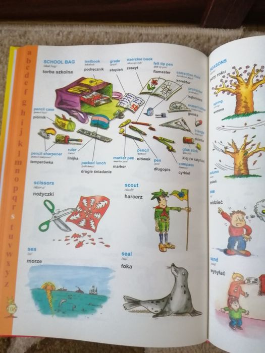 Ilustrowany słownik angielsko polski