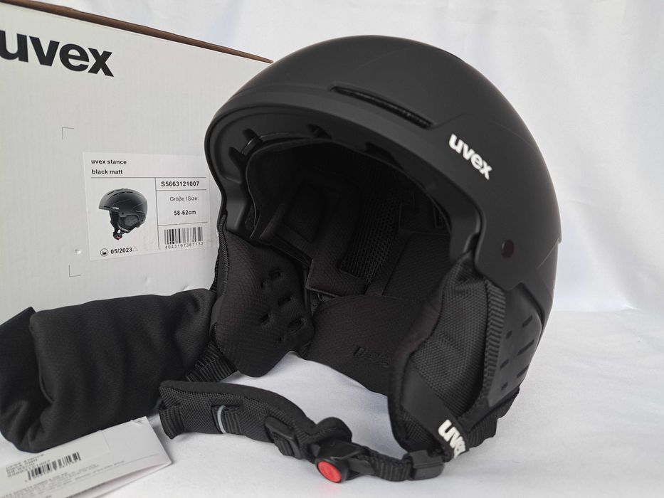 Kask narciarski Uvex Stance Black Matt L 58-62cm