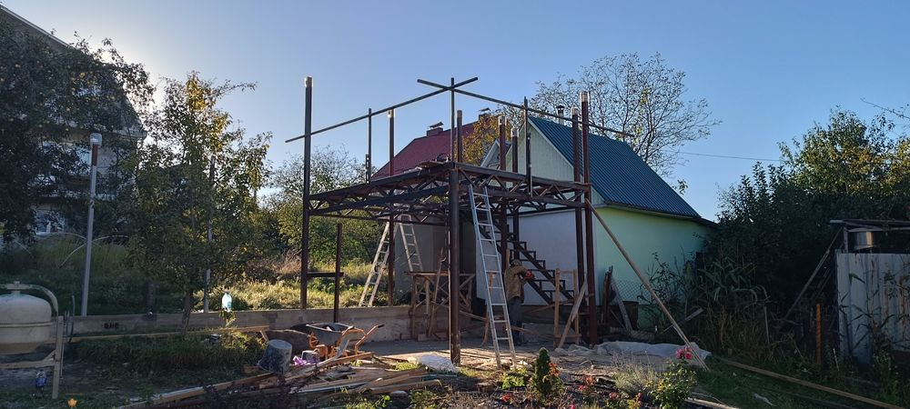 Монтаж піднавісів та інших металоконструкцій під ключ