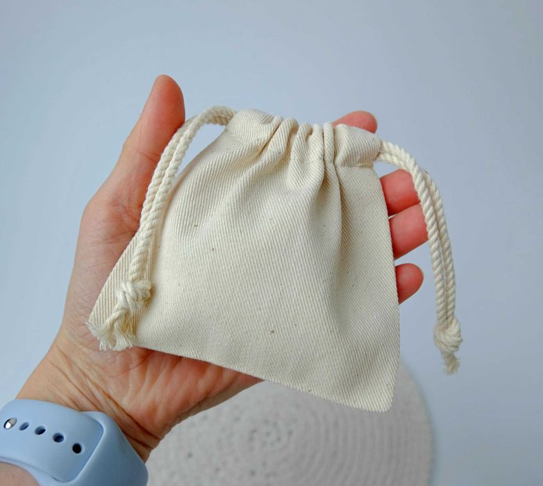 Мішечки саржадля пакування, мішки для брендування різні розміри