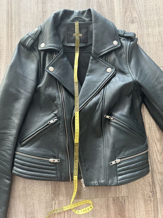 Шкіряна куртка maje 38р
