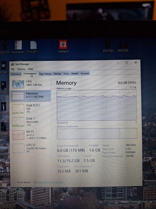 Portátil Lenovo thinkpad