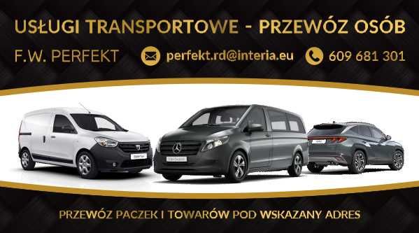 Zawiozę na Wakacje! Przewóz osób busem i autem osobowym oraz transport
