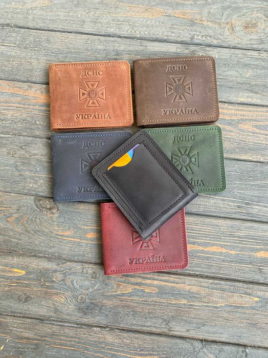 Обкладинка ДСНС, ШКІРЯНА обкладинка, обкладинка на посвідчення, ШКІРА