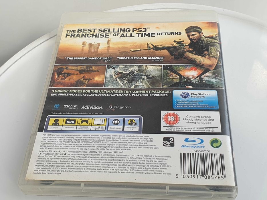 Call of Duty Black OPS PS3 Sklep Zamiana