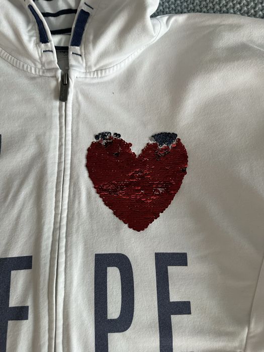 Bluza dziewczęca Pepe Jeans biała 164 cm