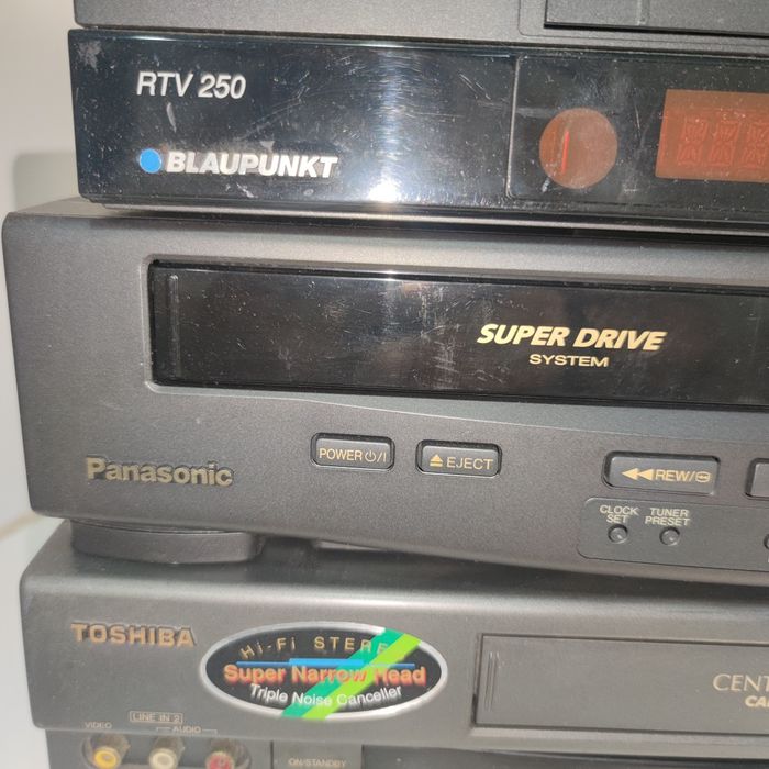 Grande Lote de leitores VHS com avaria - Para arranjar ou Peças - Ref Lote 1
