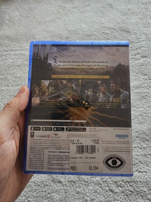 Kingdom Come deliverance 2 PS5 novo selado